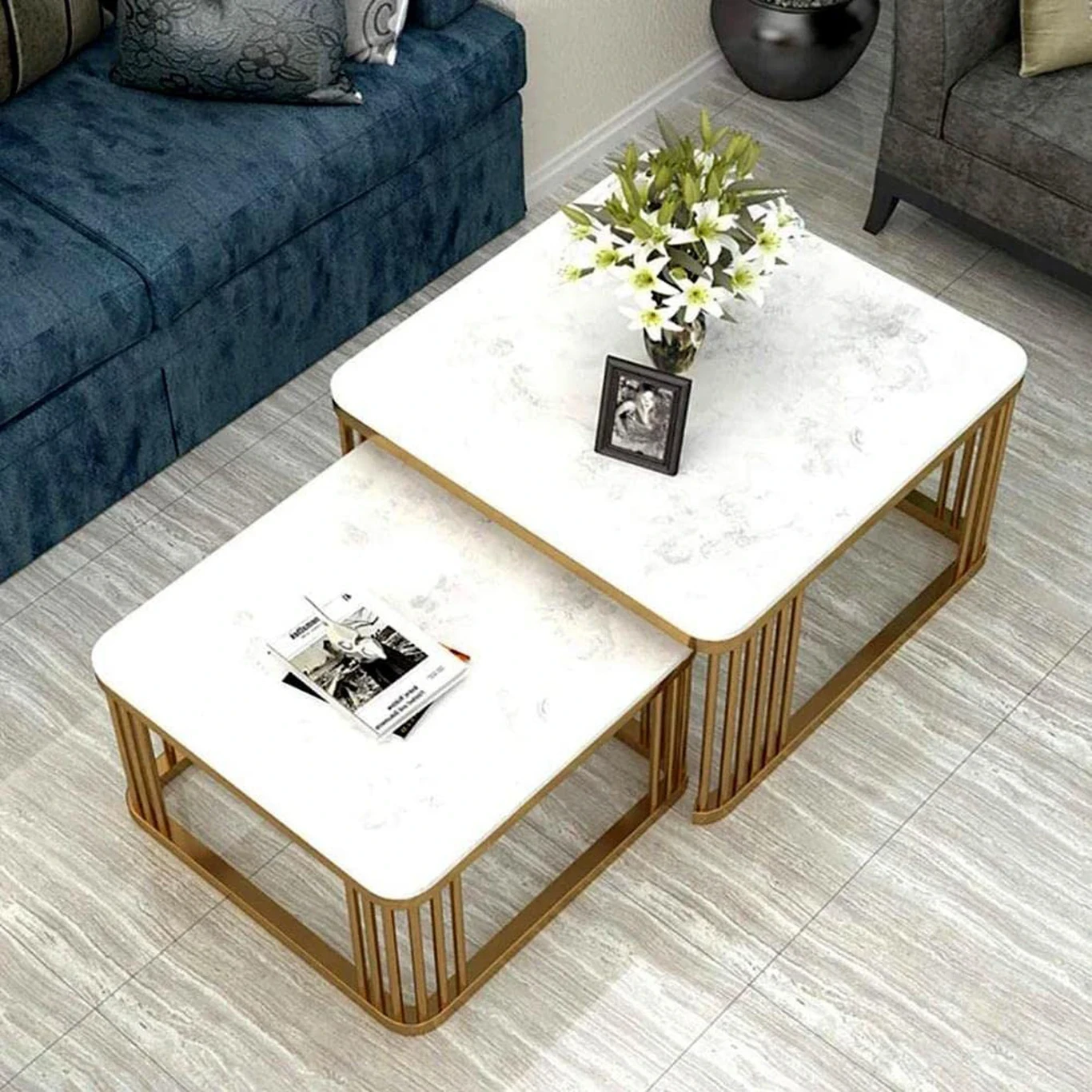 Wooden Square nesting Coffee Table